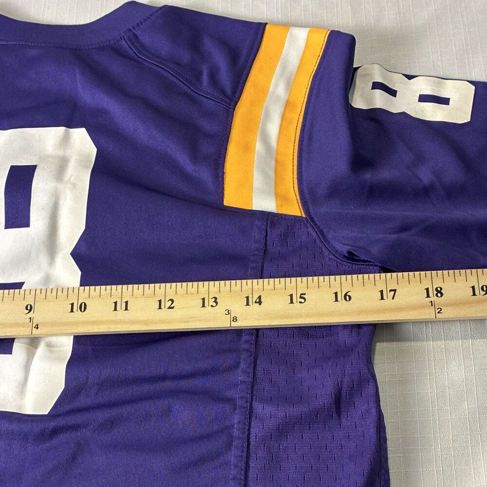 Nike Team LSU Tigers Football Jersey Purple White Gold #8 Size S youth - Picture 9 of 9